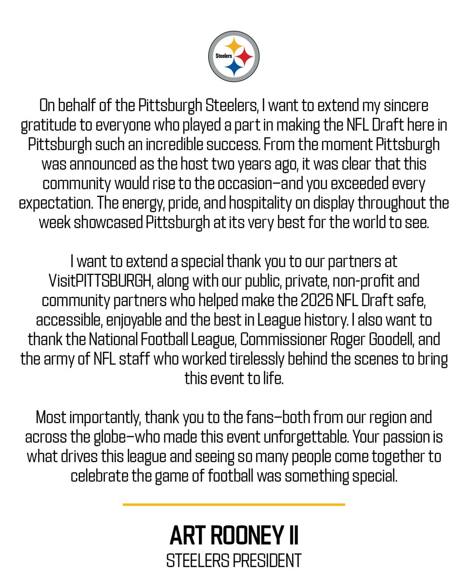 Pittsburgh Steelers tweet media