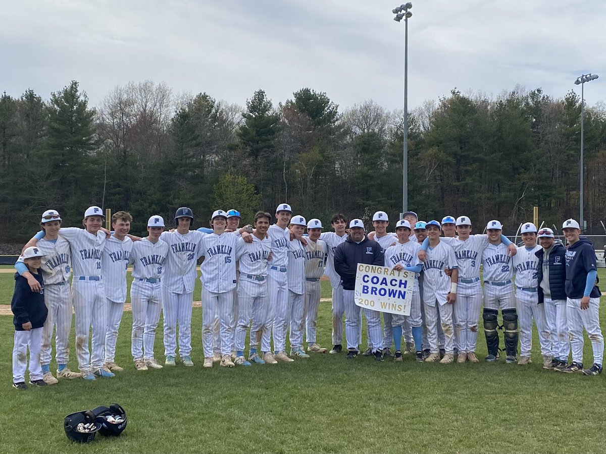 fhsbbaseball's tweet image. What a day! Panthers walk it off in the 11th, and Coach Brown notches his 200th win 🎉

Congrats, Coach—an incredible milestone. Thank you for your leadership, dedication, and everything you bring to this program and its players.
