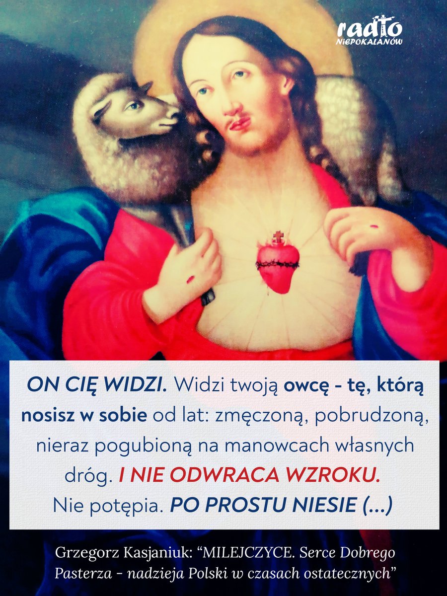 Rd_Niepokalanow's tweet photo. Niezwykły, słynący łaskami, polski #obraz Najświętszego Serca Jezusowego z motywem Dobrego Pasterza

Obraz znajduje się w Milejczycach. Powstał w latach 1690-1700.

#DobraKsiążka: G. Kasjaniuk: MILEJCZYCE. Serce Dobrego Pasterza - nadzieja Polski w czasach ostatecznych. https://t.co/ttOvJcQHfn
