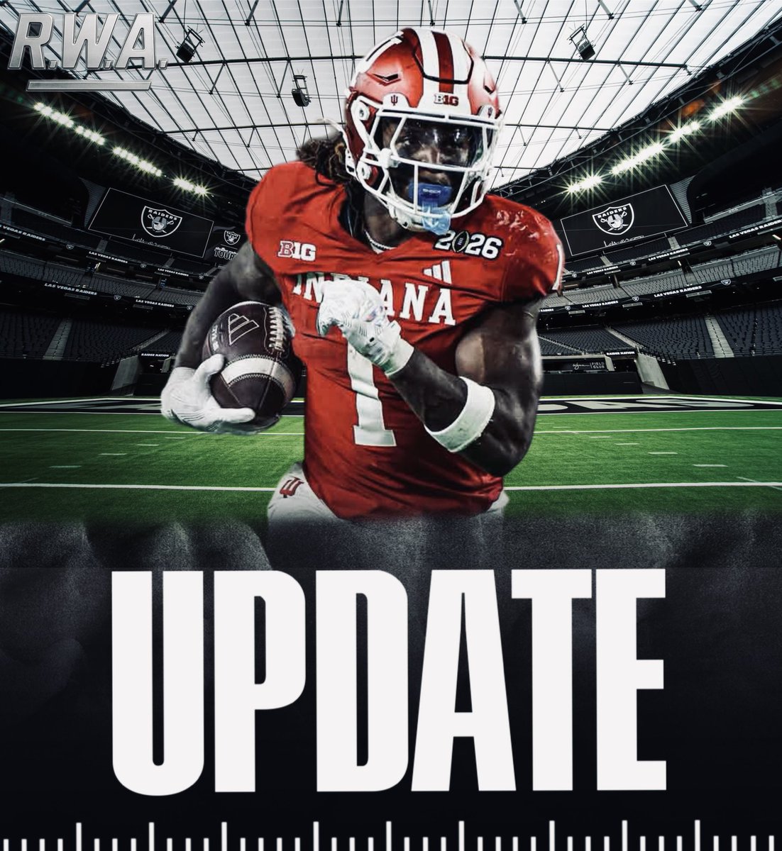 RaidersWAttitud's tweet photo. UPDATE🚨: The Las Vegas Raiders are Indiana signing UDFA RB Roman Hemby. Per @JFowlerESPN 

•

•

•

#Raiders #RaidersFootball https://t.co/2oBcaVAC5P