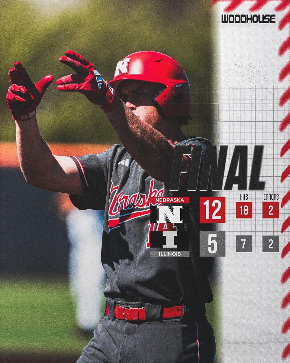 HuskerBaseball's tweet image. Bounced back.