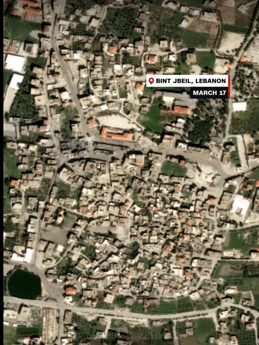 اسراییل داره شهر و روستاهای جنوب لبنان رو‌ با خاک یکسان میکنه.
وقتی منطق “چون ازینجا به ما حمله میشه” مجوز همچین تخریب سیستماتیک و گسترده‌ای باشه، باید ازین موجود ترسید چه برسه که دست دوستی باهاش بدی، و همزمان داشتن سیاست (نه موشک) که این موجود نخواد متعرض یه کشور و مردمش باشه.