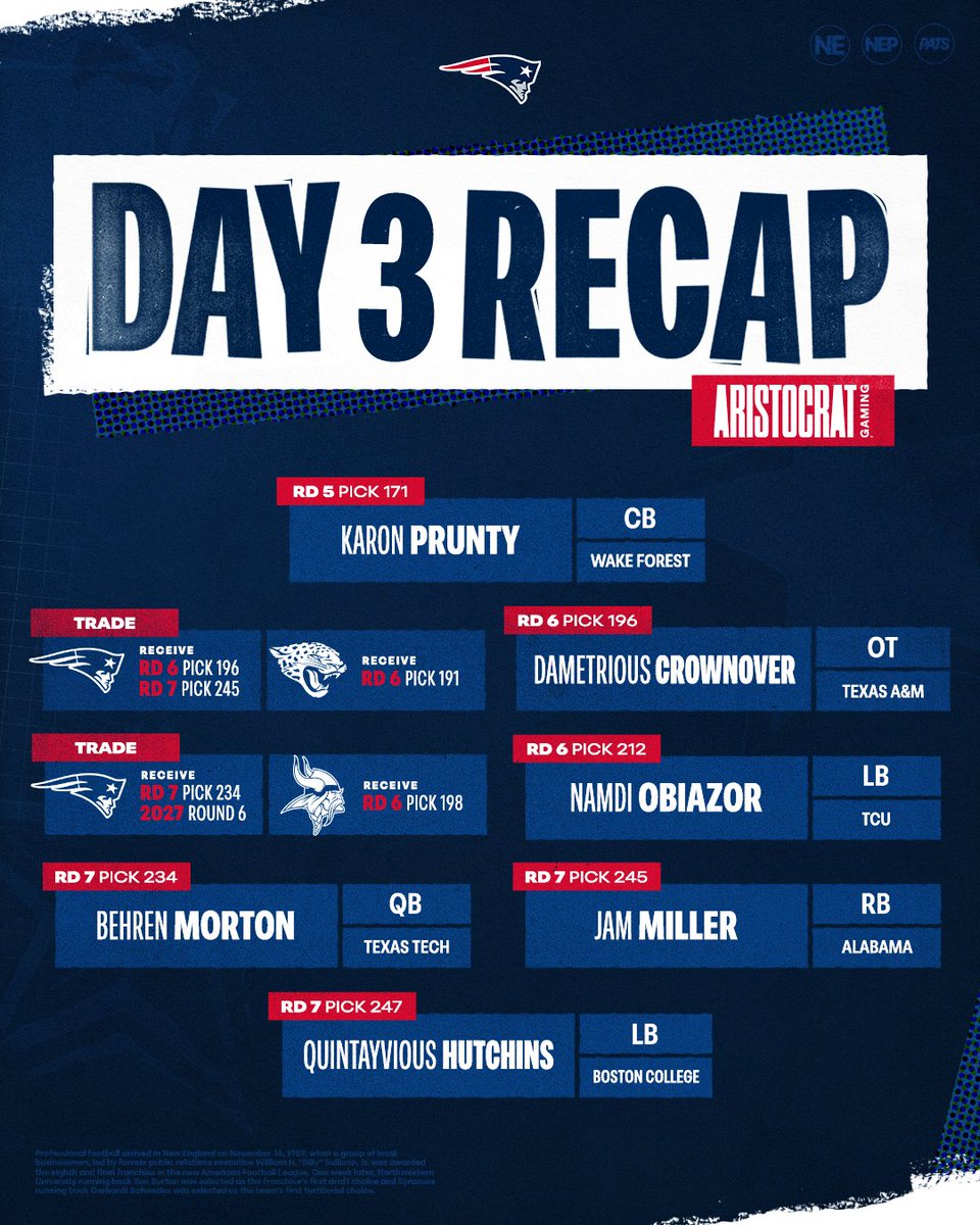 New England Patriots tweet media