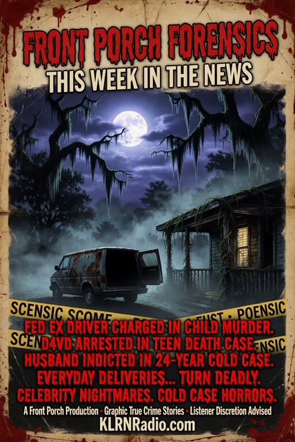 FP_Forensics's tweet photo. FPF will be LIVE at 7 pm Central
@BumpstockBarbie 
Front Porch Forensics on YouTube
@KLRNRadio https://t.co/w4jwyMlcDf