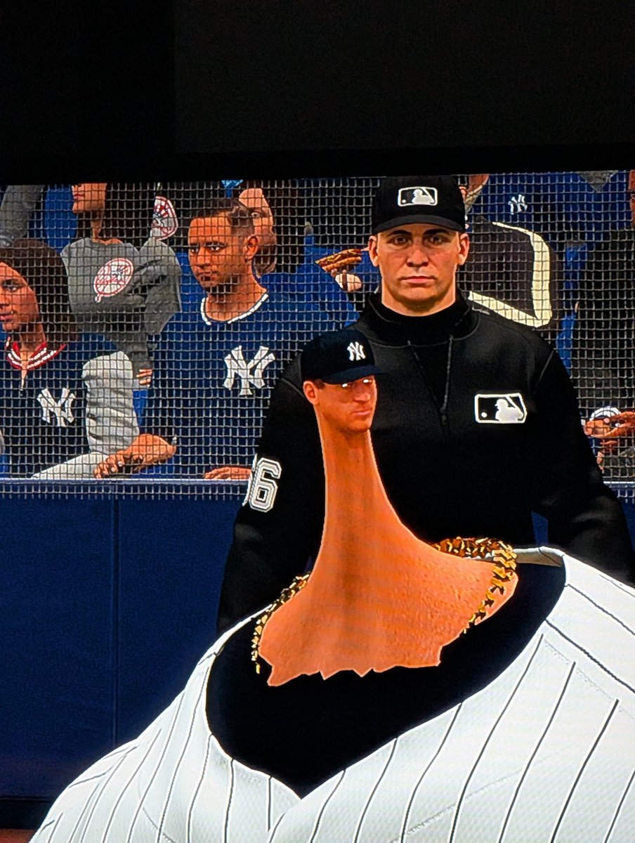chaffin00's tweet photo. @MLBTheShow what's wrong with chase hampton lol https://t.co/iYflMpAiDu
