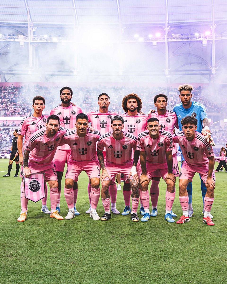 InterMiamiCF's tweet photo. XI en cancha 🫡✅ https://t.co/czUSJNWMeE