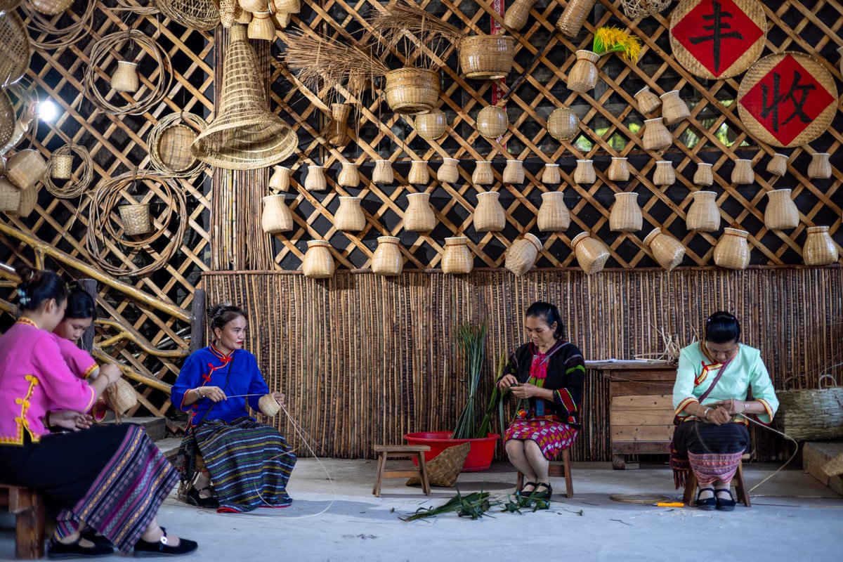 HiBaoting's tweet photo. 🧵Li brocade patterns, the recipe for Shanlan wine, Li and Miao folk songs—these are the wisdom of Baoting's ancestors. Baoting is a pilot area in China for copyright protection of folk arts. So far, 460 pieces of Li brocade, music, and dance works have been registered. This World IP Day, let's celebrate creators and protect their knowledge. 💫 (Photo: Dan)
#WorldIPDay #ProtectHeritage #CulturalPreservation #CopyrightMatters #TraditionalKnowledge