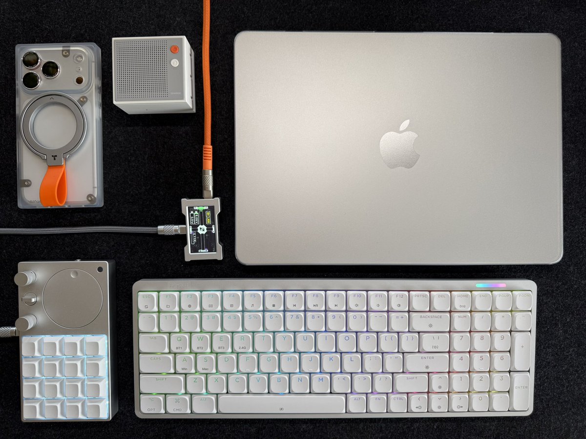 duke_gadget's tweet image. シルバーxオレンジ系アイテム🍊
増加中✨

#luma100
#desksetup
#gadget