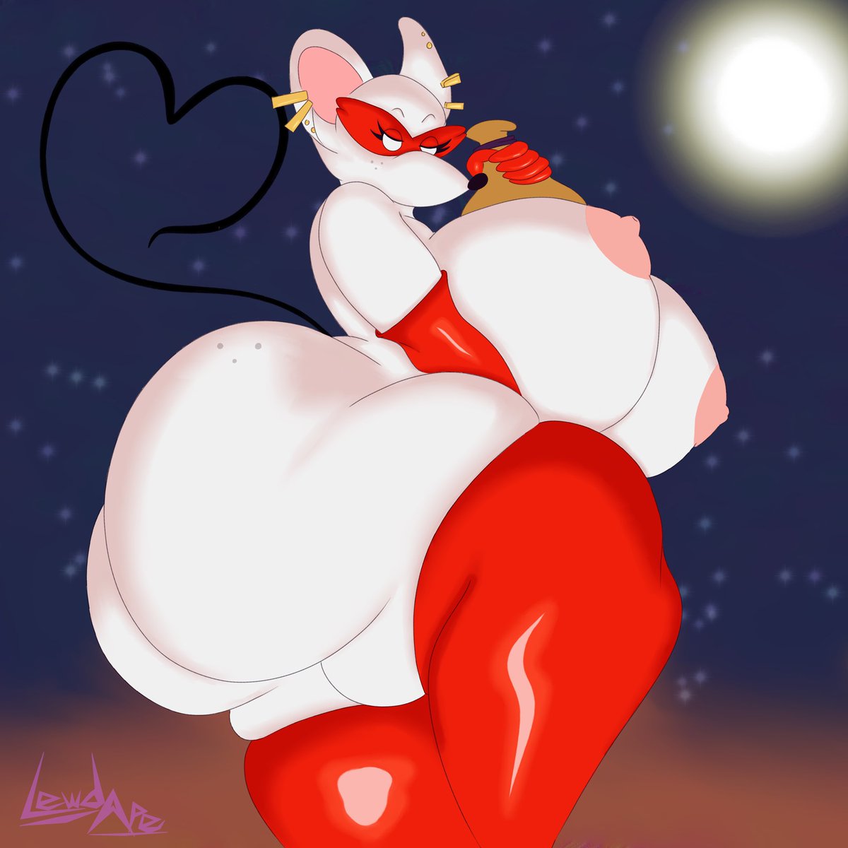 Lewd_Ape's tweet photo. Ms. Mowz is thief of both wealth n hearts 💖

#nsfw #rule34 #msmowz #mario https://t.co/ZR0HKOlGGa