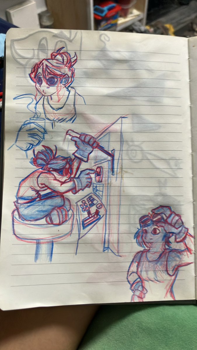 axolotito_3's tweet image. Practicando con un bicolor rojo-azul…

#Oc #doodleart