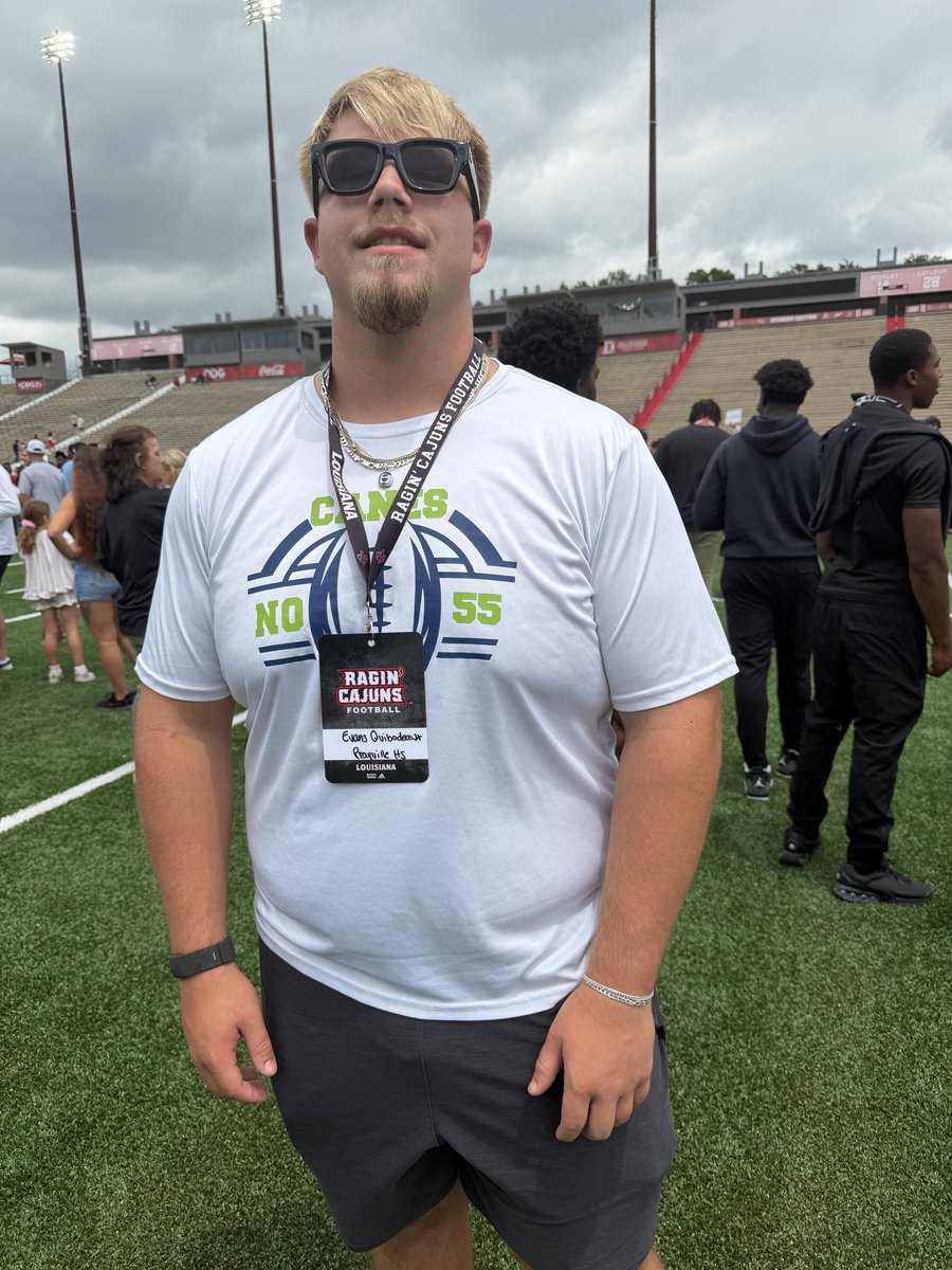 EvansQuibodeaux's tweet photo. Had a great time today at UL for their spring game! 🤟
@PjBurkhalter  @michaeldes1 @RecruitLouisian @CoachQuib https://t.co/lbOXn3clSe