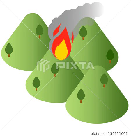 山火事のイラストです。
どうぞよろしくお願いします。
ダウンロード→pixta.jp/illustration/1…