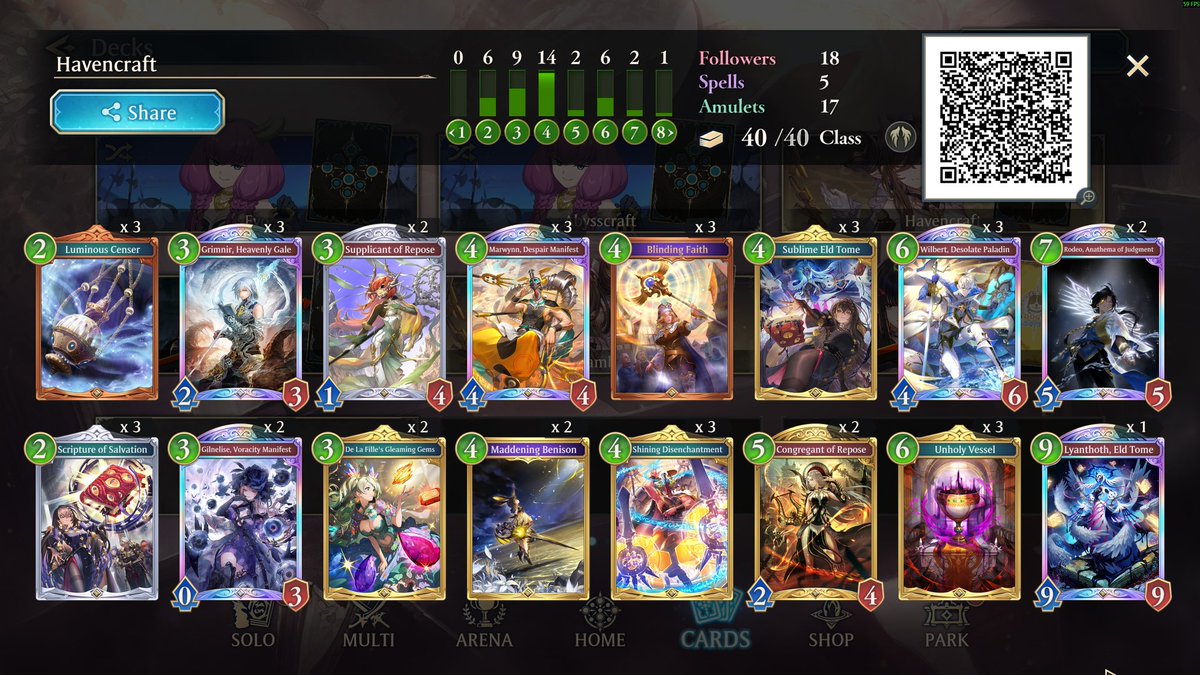gocs01's tweet photo. Eyyyy first time
After first match against abyss and losing to it was lucky to only go up against dragon and haven for 5 straight games
#ShadowverseWB
#シャドバWB https://t.co/OwPO6HFNUH