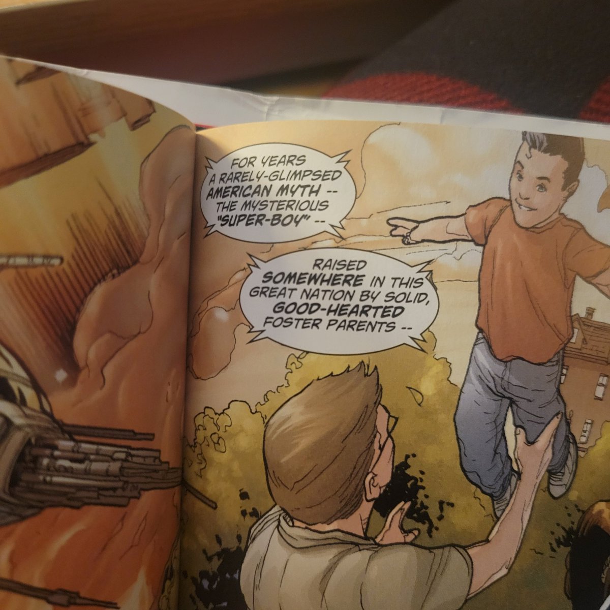 I don't care much about him having a big debut in Metropolis beyond Lois giving him his name, but, this is a good way to keep that debut AND let him be Superboy.

Best of both worlds yk