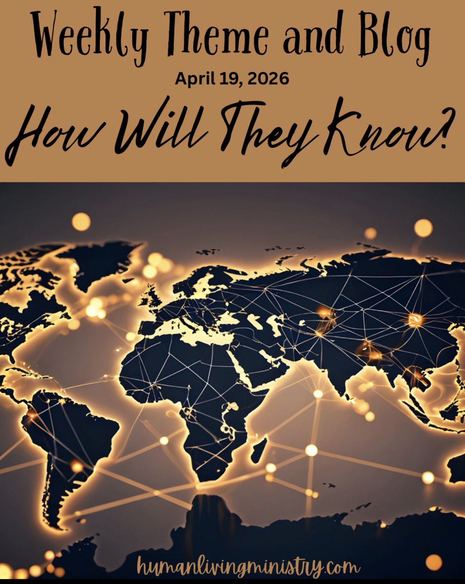 HumanLivingMin's tweet image. You are welcome to stop by humanlivingministry.com for this week’s Weekly Theme and Blog. 

I hope you get a chance to- if you do, I pray you are blessed.  

Have a great evening!
#SaturdayMotivation