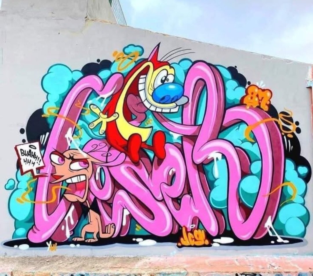 HipHopVandals's tweet image. CESER* #RENandSTIMPY #Graffiti #HipHop