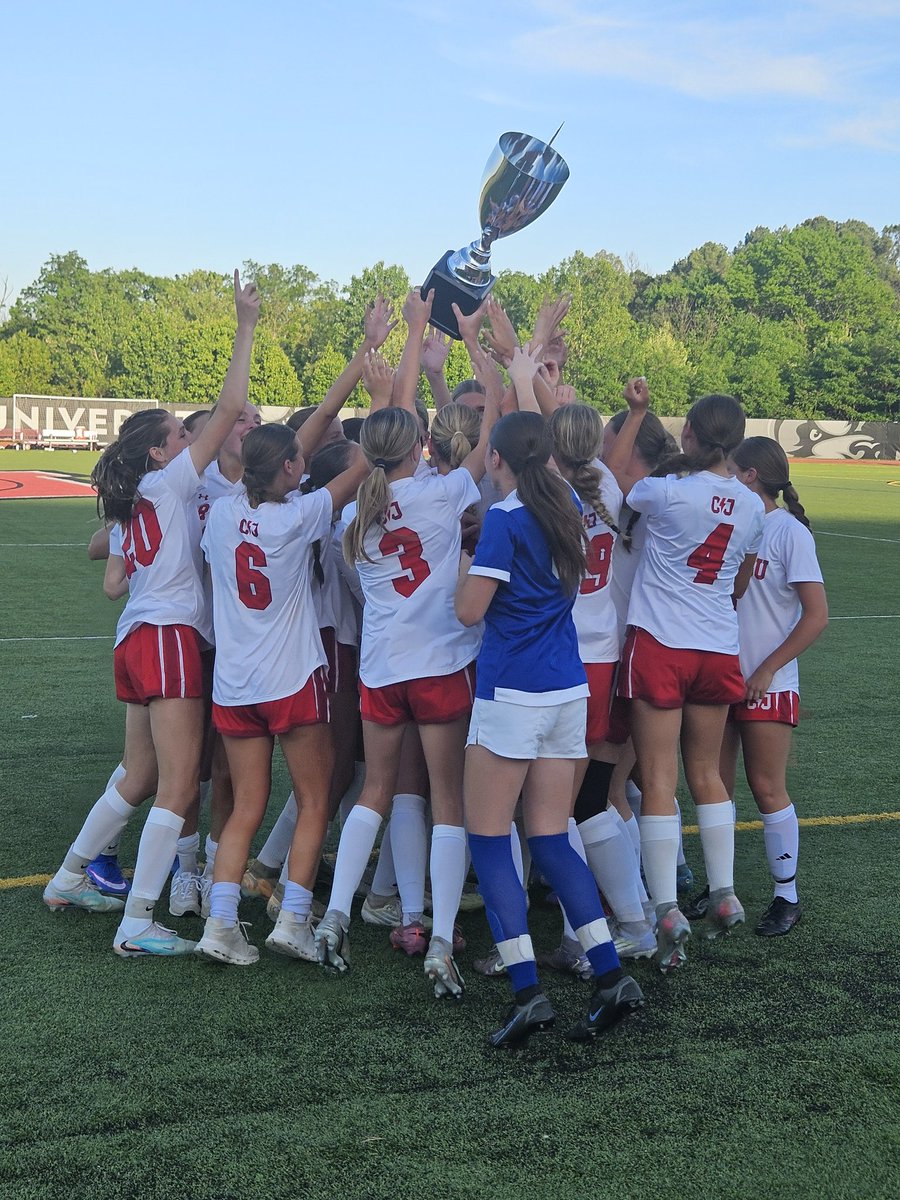 STLchampsleague's tweet photo. Congrats to Cor Jesu who defends their Champions League Title with a 3-1 win over Fort Zumwalt South! #RiseAboveTheRest https://t.co/w5pXjVH2l9
