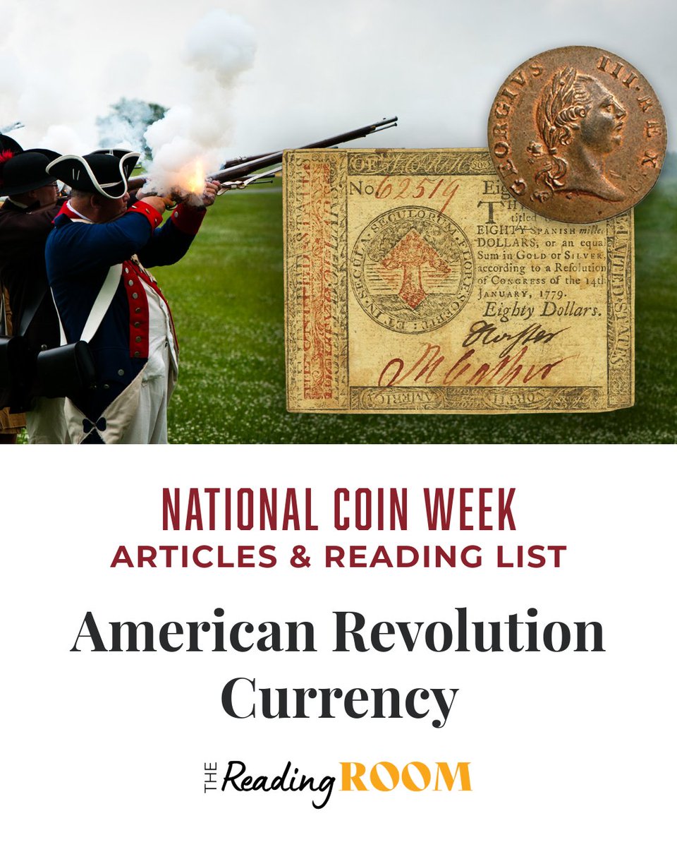 ANACoins's tweet image. Unwind with a great read for #NationalCoinWeek! Explore the "fragile" paper money of the American Revolution in CJ Buchanan’s latest article.

Read more: bit.ly/4udwrwz

Explore more resources: bit.ly/4sS9C03 🪙🏛️

#Numismatics #History #America250