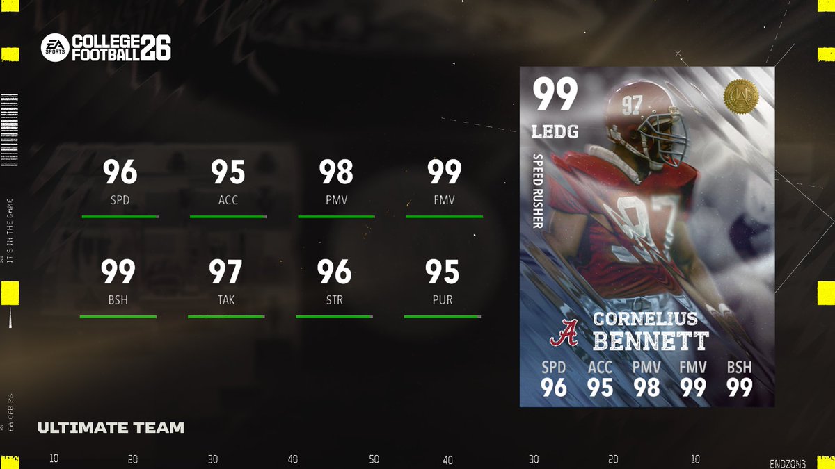 EASPORTS_CUT's tweet image. Eli Manning, Antrel Rolle and Cornelius Bennett headline Ultimate Alumni Vol. 13 dropping tomorrow 🏆 #CFB26