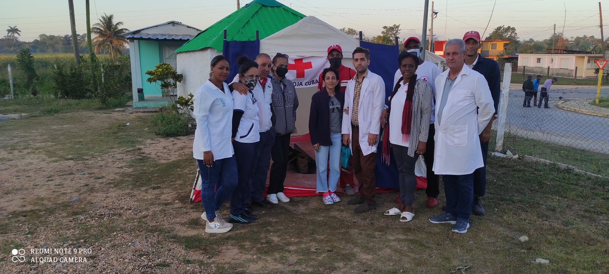 Salud presente en el ejercicio por el Día de la Defensa Provincial.
#PinarXNuevasVictorias 
#PorCubaJuntosCreamos