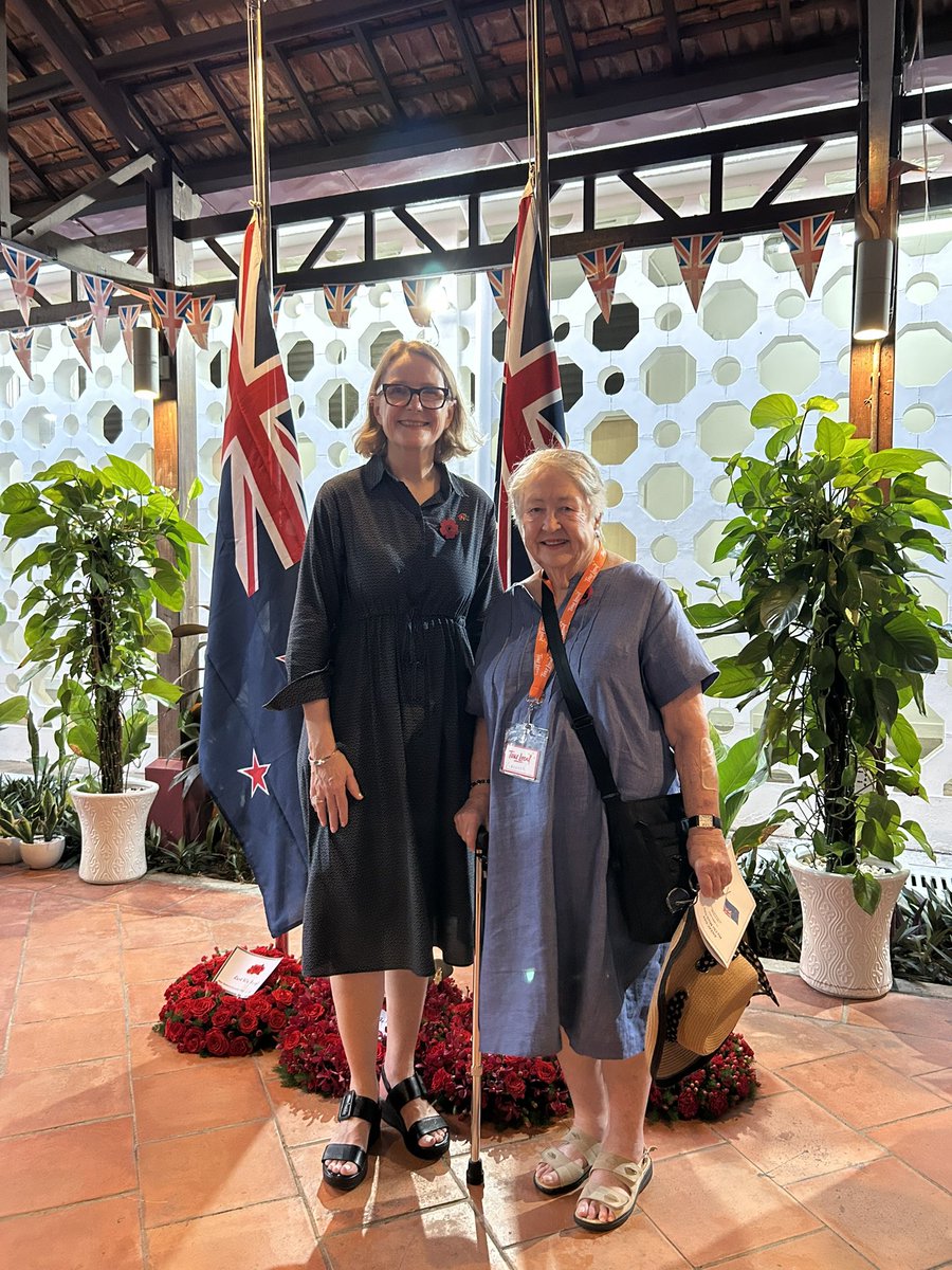 AusCGHCMC's tweet image. In HCMC, I was honoured to meet Virginia Hansen, visiting for the first time since serving here as personal assistant to the 🇦🇺 Australian Ambassador from 1969-71. #service