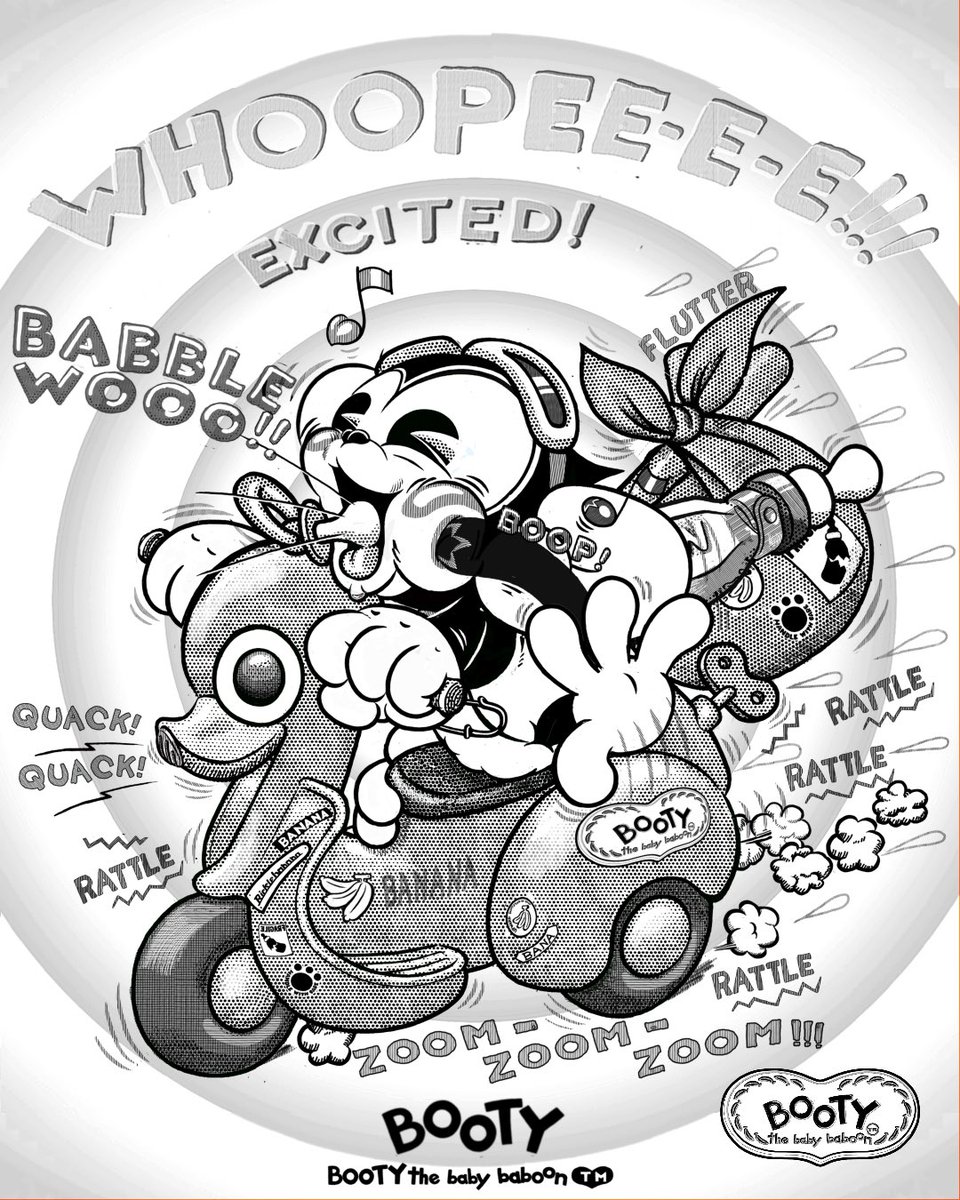 BootyBaboon's tweet image. あかちゃんおさるのブゥティ🍌
ブゥティ💛はおでかけが大好き❣️
🏍️ツーリングだいすき❣️
バババブ〜ンウィ～🍌🐵🍌🎵
 
 #ツーリング
 #touring
 #バイク
 #イラスト  #illustration
 #VintageCartoon
 #cuteart
#kawaii
#animalart