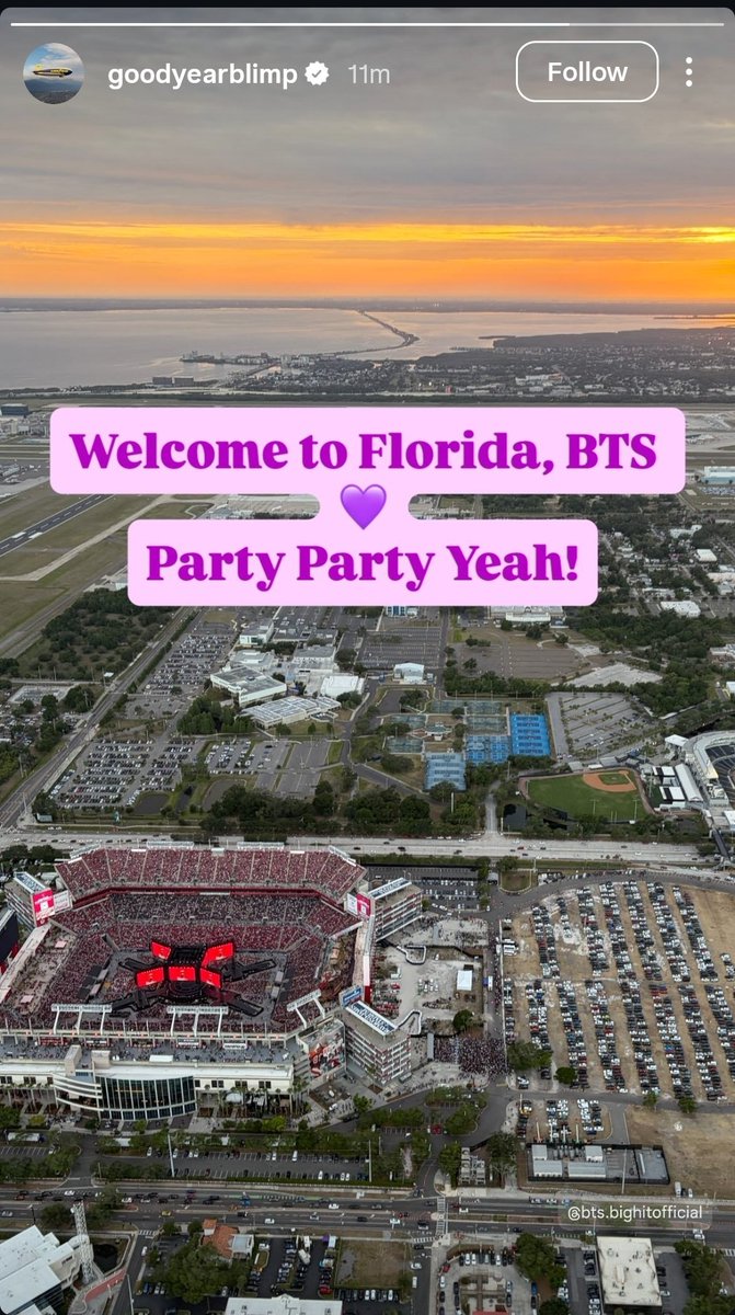 SalangBangtan7's tweet image. #BTS in #Tampa 
@GoodyearBlimp 
instagram.com/stories/goodye…