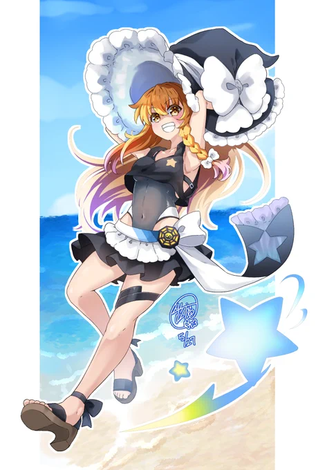 本日のお題が「#帽子」なので。 おおきめの帽子とか好きです。 つばの広いのとか、魔女帽子とか。