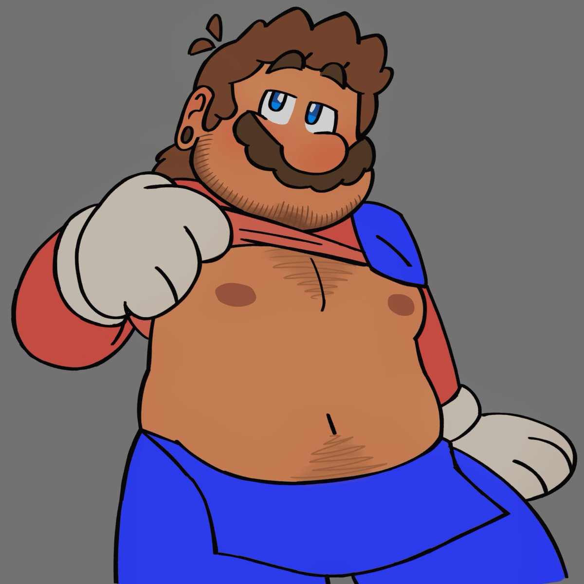 kriistofert's tweet image. there’s not enough gay art of this mf but i understand why

so i making my own lmaooo 🤫😭✌️

#mario #gay #doodle #fanart??
#nintendo