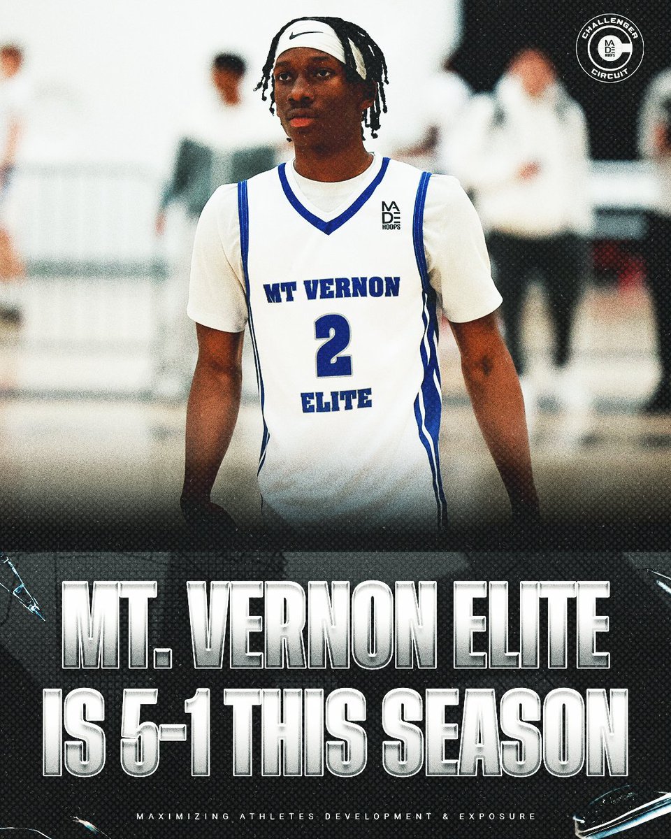 madehoops's tweet photo. Mt. Vernon Elite is off to a 5-1 start on the Challenger Circuit after being a top contender last season👀📈 https://t.co/YN5l875EHC