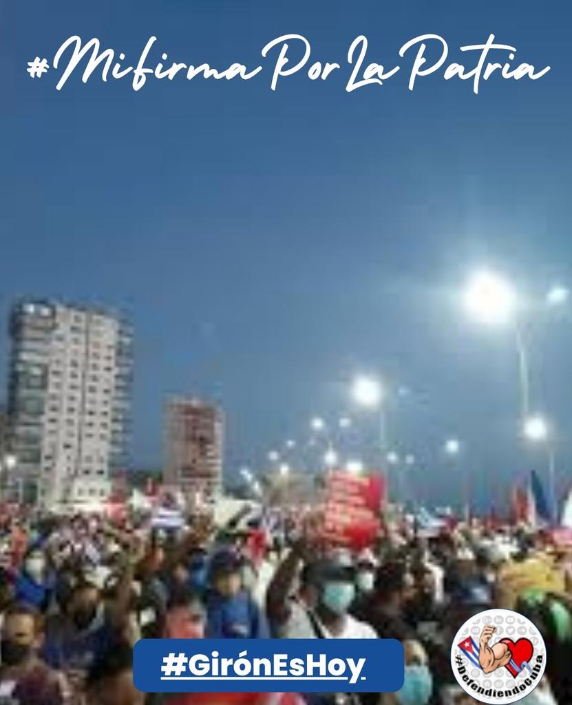 Al estampar nuestra firma, no solo ejercemos un derecho, sino que cumplimos también,  con el deber supremo consagrado en la Constitución de defender la nación.

#MiFirmaPorLaPatria✍️
#DefendiendoCuba🇨🇺💪❤️