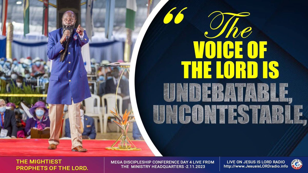 GraceSemenye's tweet photo. The Voice of THE LORD is totally dependable. 

HE has said, deaf ears will open, blind eyes will open, the Cripples will walk.

We await in great anticipation. 

#BrazilVisitationHour https://t.co/MApwJiB7RA