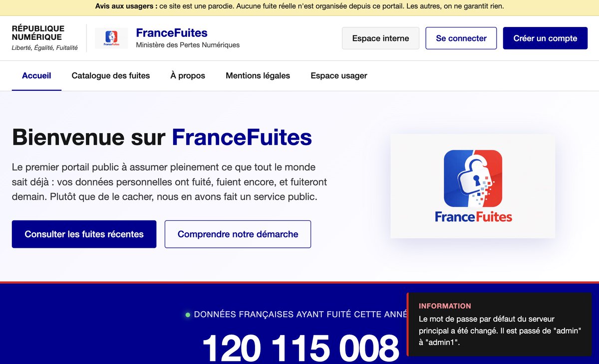Vos données ont fuités ?

Peut-être.. on n'est pas sûr...

Bienvenue sur FranceFuites !

francefuites.com