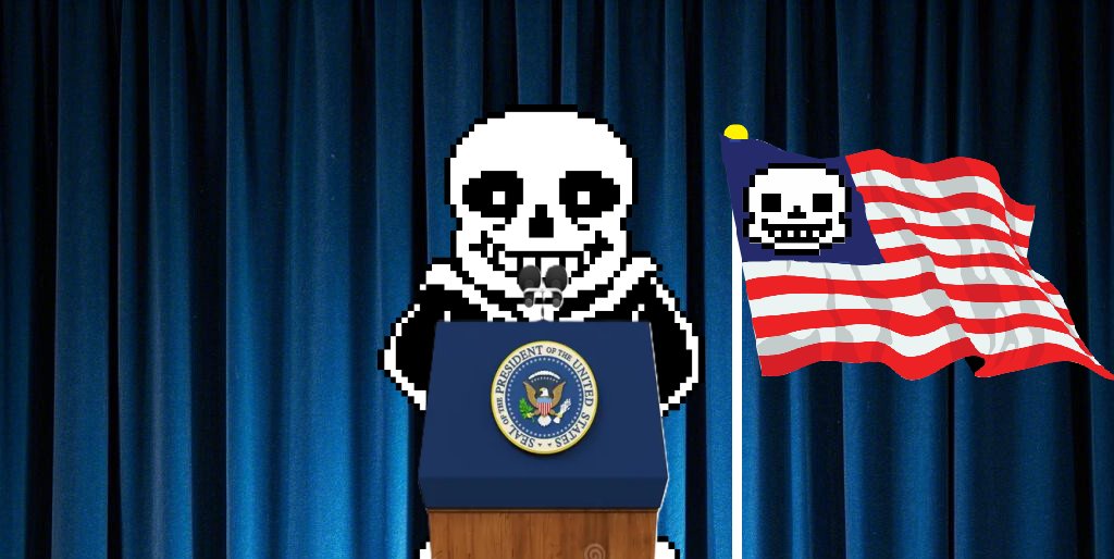 Sans | Running for President tweet media