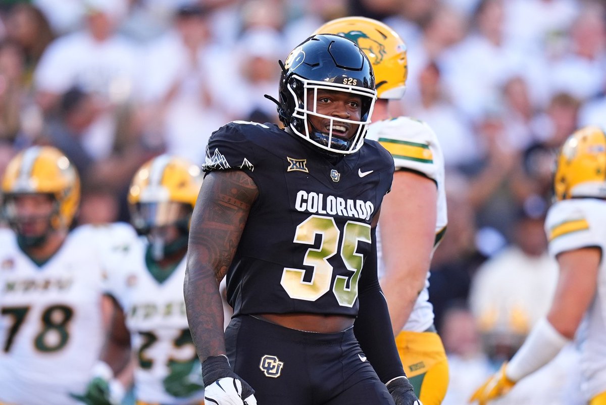 DNVR_Buffs's tweet photo. 𝑵𝑬𝑾𝑺: Preston Hodge has signed a UDFA deal with the Jacksonville Jaguars

Hodge reunites with Travis Hunter, Cam'Ron Silmon-Craig and B.J. Green in Jacksonville! 🦬 https://t.co/MfRKAOYUJE