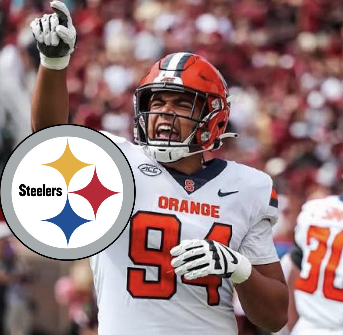 CallDT's tweet image. Syracuse Orange DL Kevin Jobity, Jr., has signed as an undrafted free agent with the Pittsburgh Steelers.

#Steelers #Pittsburgh #Syracuse #NFL #sports