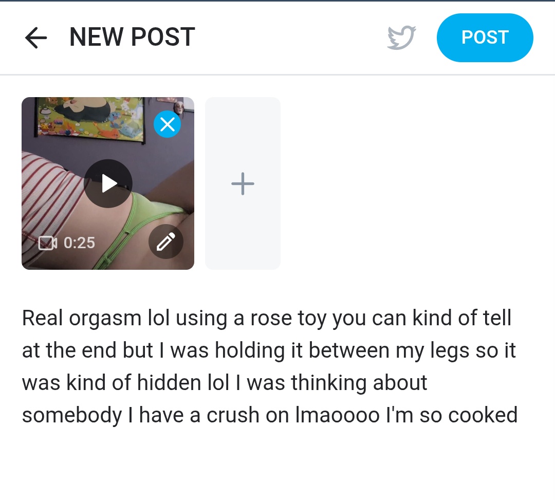 Yeaaaaa also posted on my other account but it's up subs hehe I don't do a  lot of on cam orgasms
