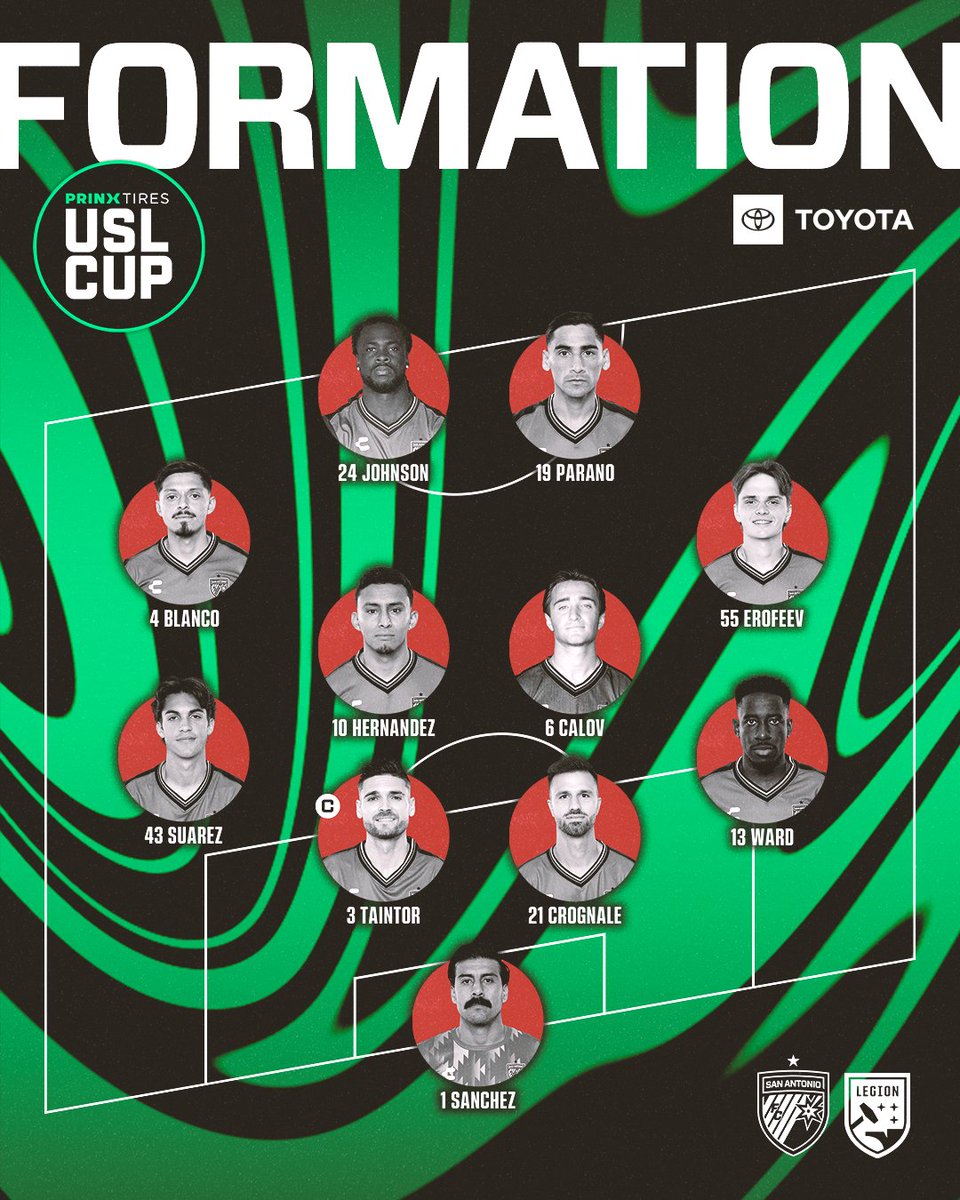 SanAntonioFC's tweet image. Our shape for tonight's match 🫡

#Sponsored | @Toyota