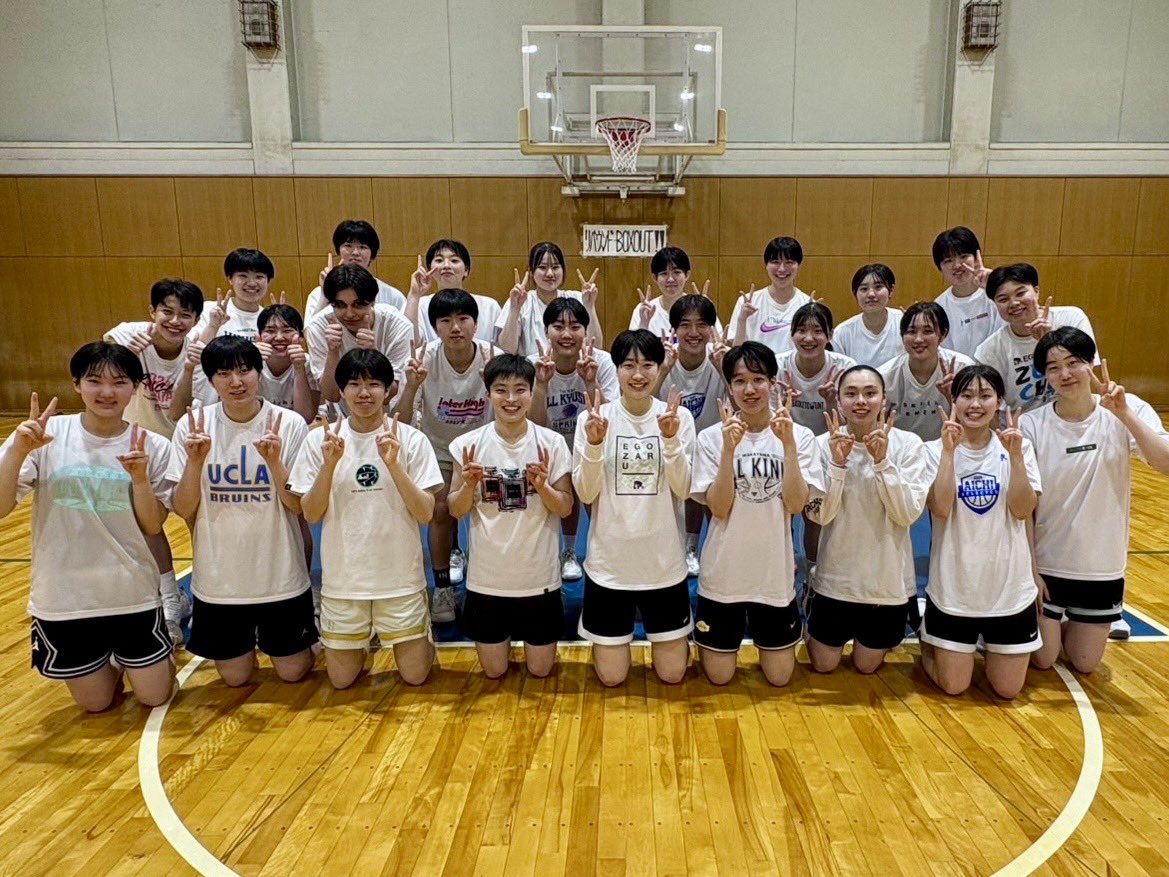 新入生を迎え、新たなチームづくりがスタートしました🌱🏀 全員揃って