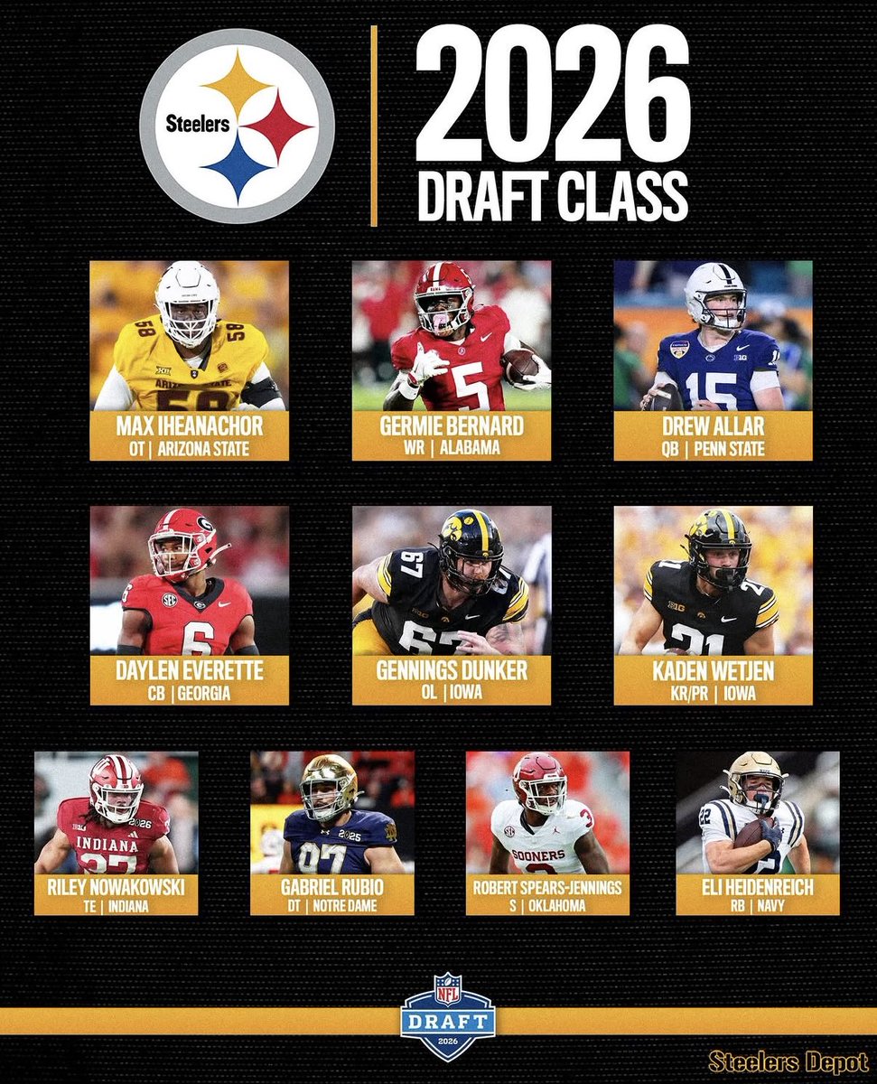 How we draft grading the Steelers  draft I’m going c+
