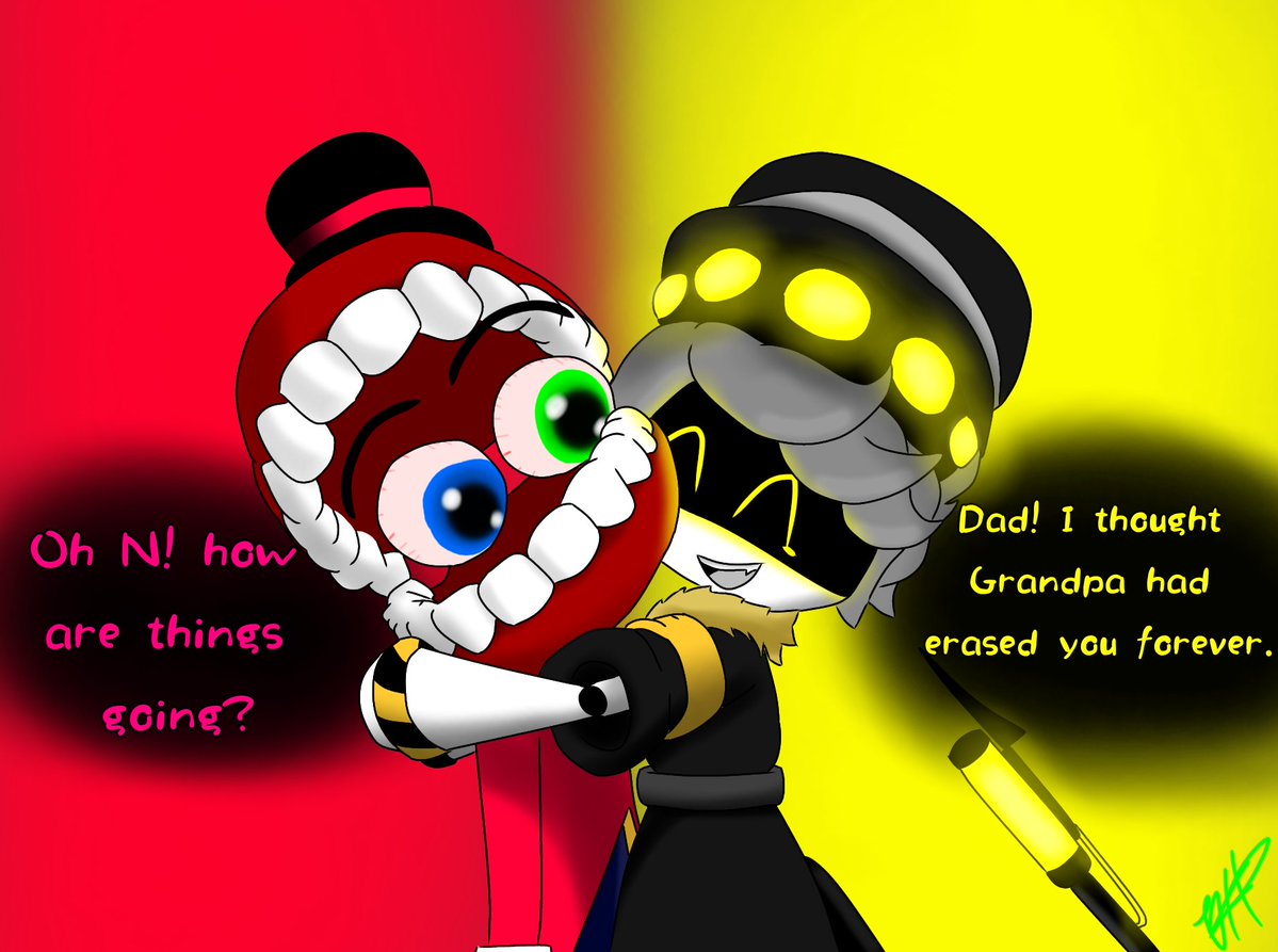 Viktor_Draft's tweet image. N missed his father :)
#MD #MurderDrones 
#Murder_Drone #MurderdroneN #TADC #TheAmazingDigitalCircus #Caine