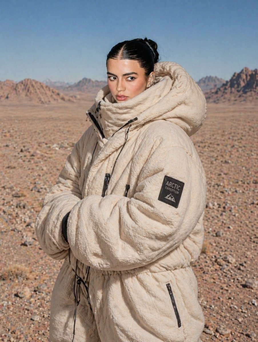 West hace IRL en el desierto: el autfit que se pone luisa..