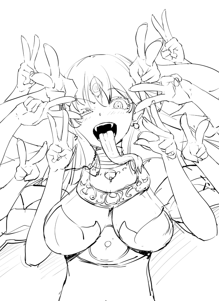 #なんの脈絡もなく特殊イラストを再掲して最近フォローしてくれたフォロワーを怖がらせましょう 