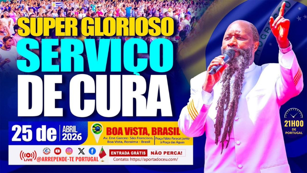 Jesus knows what you are going through, surrender your condition to Him.
#BrazilVisitationHour