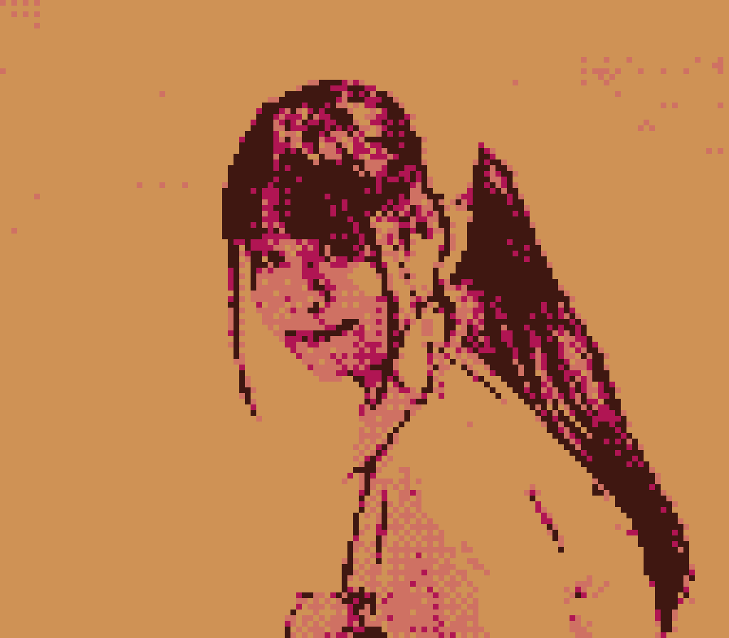 2024.05.25　⑧
うさぎ島
Mihiroさん

#Mihiro #み〜にゃんず
#gameboycamera #ポケットカメラ