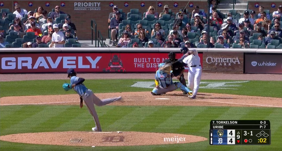 EvanPetzold's tweet image. Spencer Torkelson.

Four home runs in four games. #Tigers