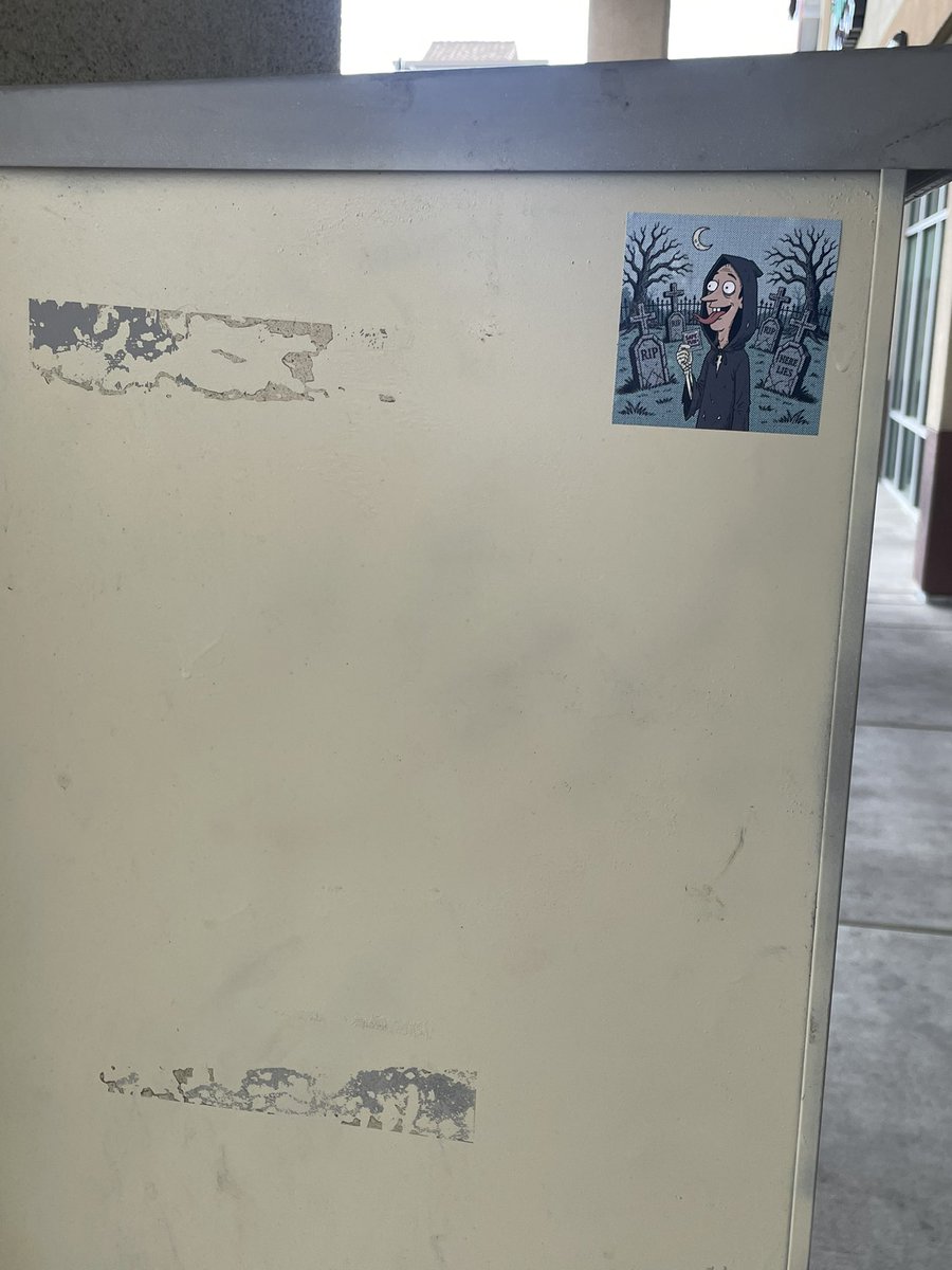 Oh shit! Dave’s been spotted on some mail boxes!