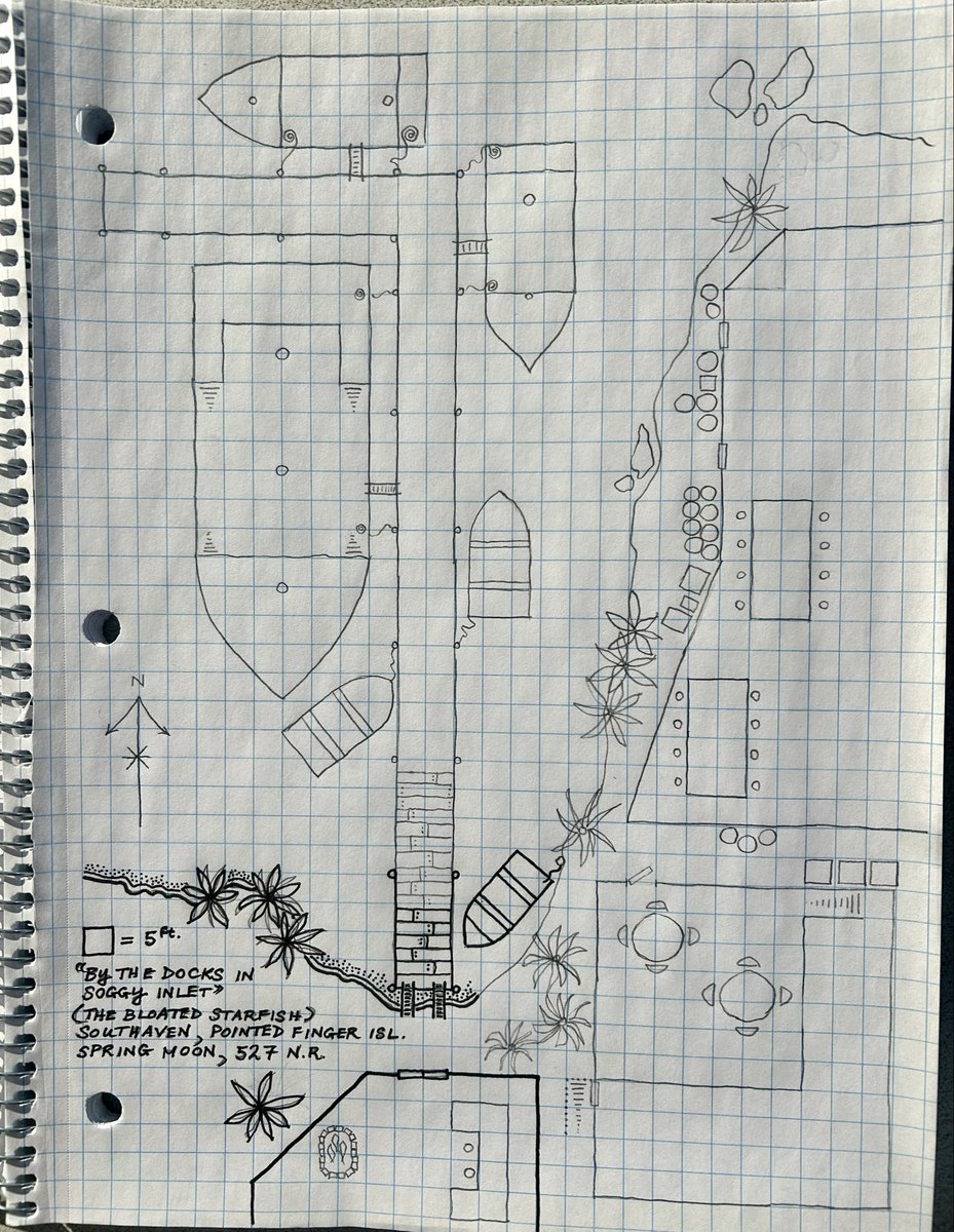 fugitivehistor1's tweet image. Not feeling great but managed to get to the library and do a little #map work. Got impatient and just started inking. Like the coastline vibe. #art #dnd #dnd5e #ttrpg #wip