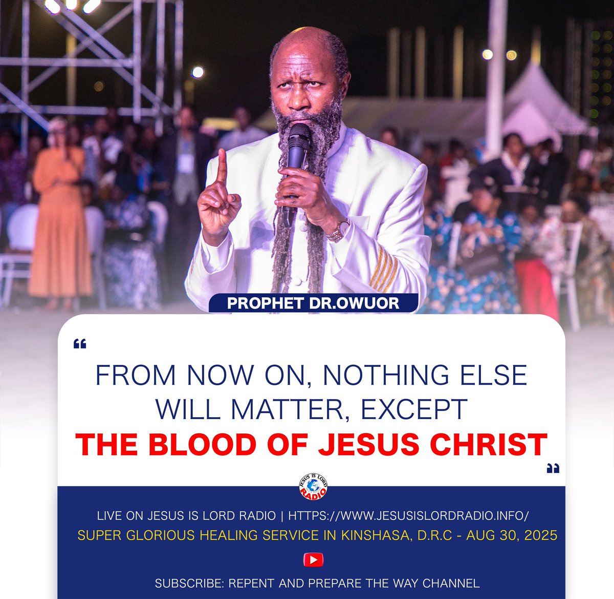 When the Church abandons The Blood of JESUS,  she has no power.

#BrazilVisitationHour