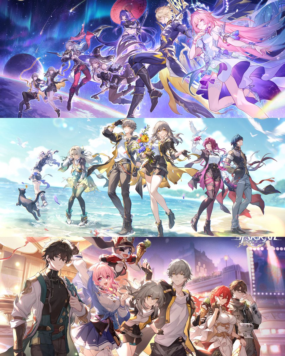 Happy 3rd Anniversary, Trailblazers! 🎊

May this journey lead us starward! 💫

#HonkaiStarRail